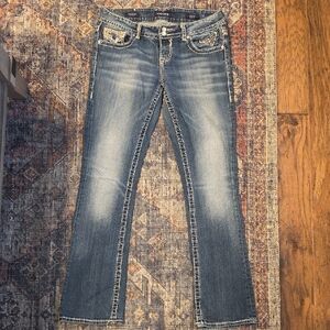 Vigoss Chelsea Women's Faded Blue Slim Bootcut Jeans
